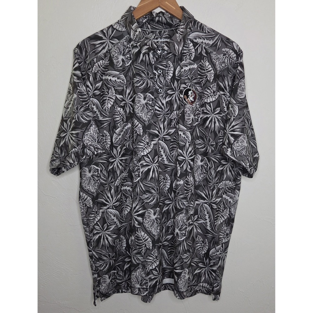 Florida State Seminoles Hawaiian Tommy Bahama Shirt Short Sleeve‎ Size Large FSU